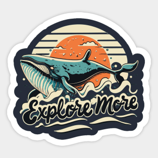 'Explore more'  design Sticker